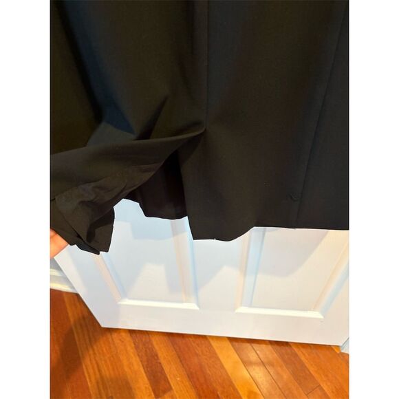 Ann‎ Taylor Women's Black Boat Neck 3/4 Sleeve Knee Length Dress Size 16 - Picture 8 of 11